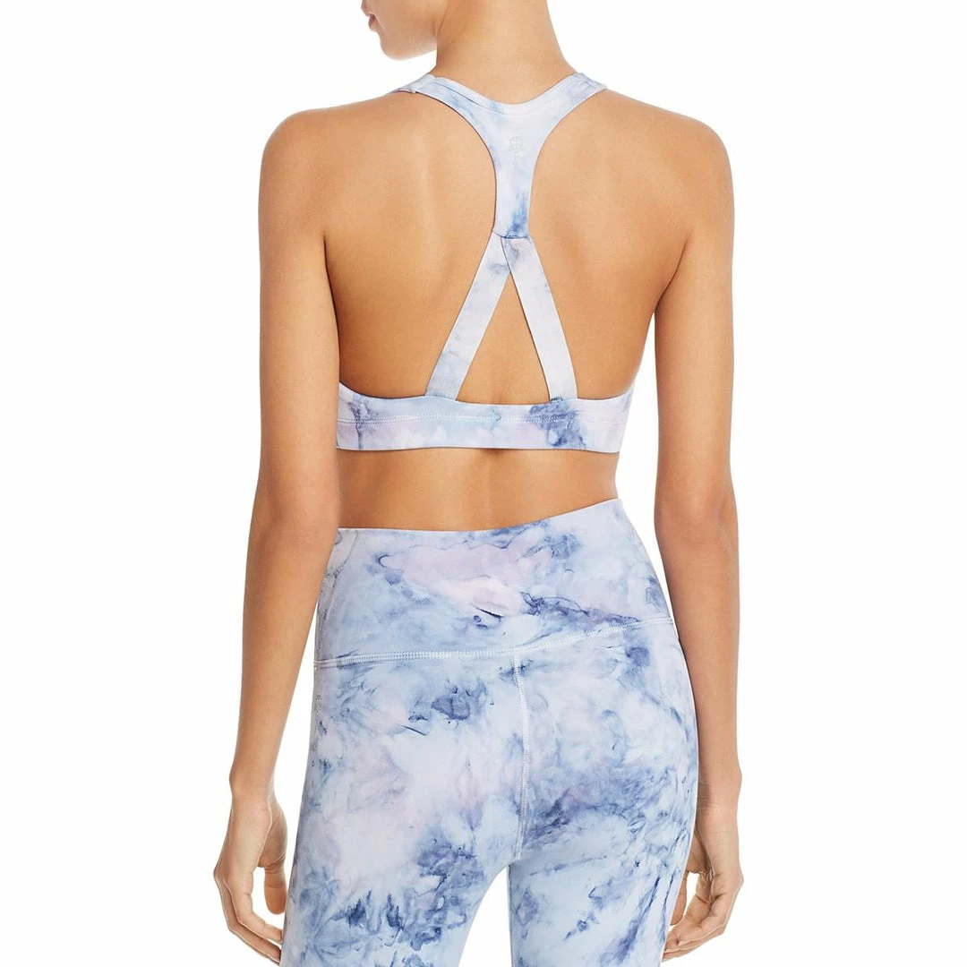 Outlet π― Electric & Rose π© Womens Tie-Dye Racerback Sports Bra π - Image 2