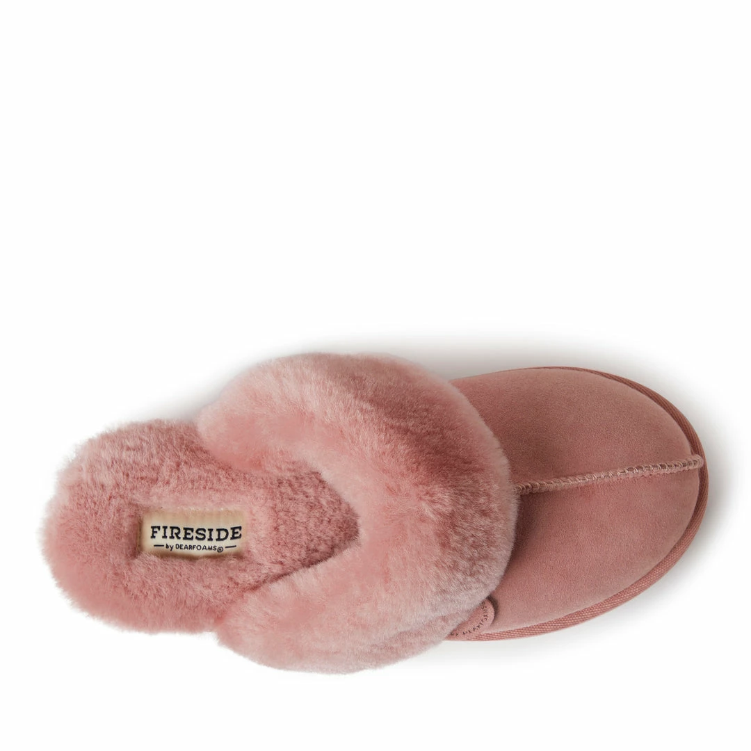 Cheapest β Fireside By Dearfoams π© Women's Sydney Genuine Shearling Scuff π - Image 5