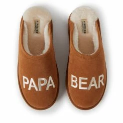 Flash Sale π Dearfoams Mens Papa Bear Genuine Shearling Scuff π₯°