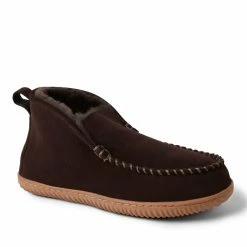 New βοΈ Fireside By Dearfoams Men's Rockhampton Shearling Bootie π§¨