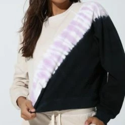 Outlet 💯 Electric & Rose 👩 women Tye Dye Pull Over in Multi 🛒