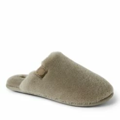 Buy 🔔 Dearfoams Men's Fireside Broome Genuine Shearling Scuff ❤️