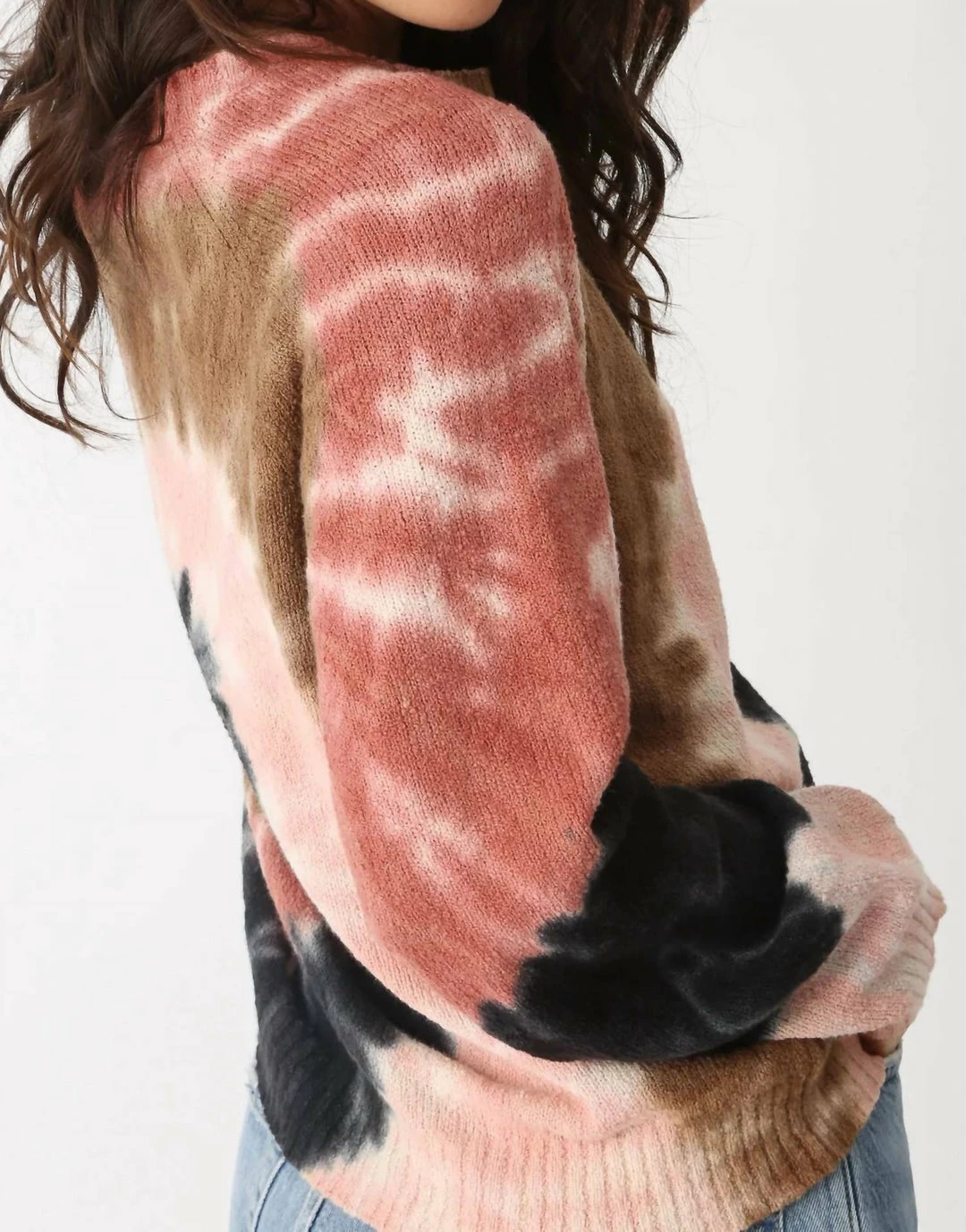 Discount π Electric & Rose π© women Avila Sweater - Wave in Onyx/Rosewood/Blush β¨ - Image 2