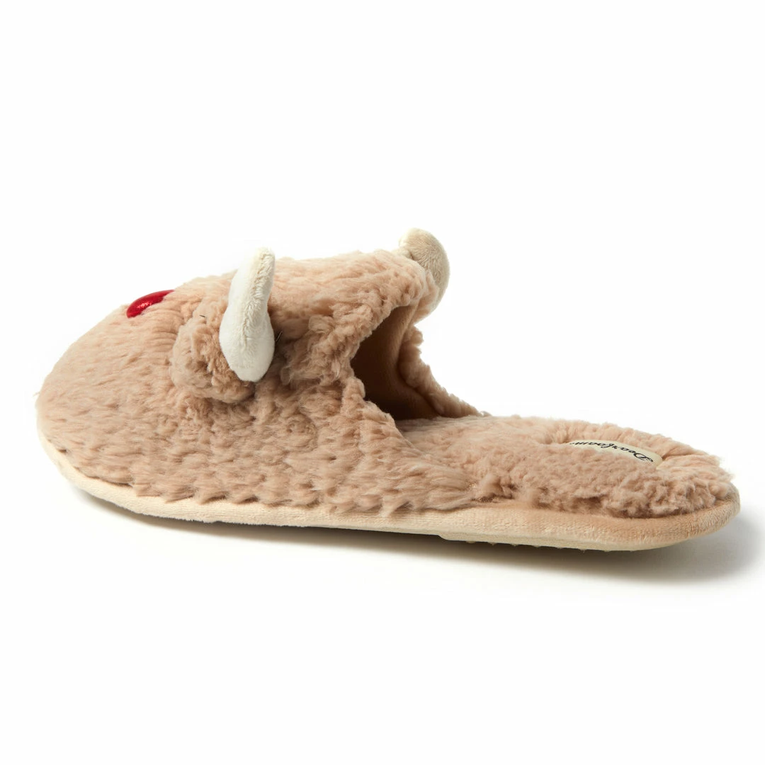 Outlet π₯° Dearfoams Men's Reindeer Funny Ugly π
Christmas Sweater Holiday Scuff Slipper 𧨠- Image 4