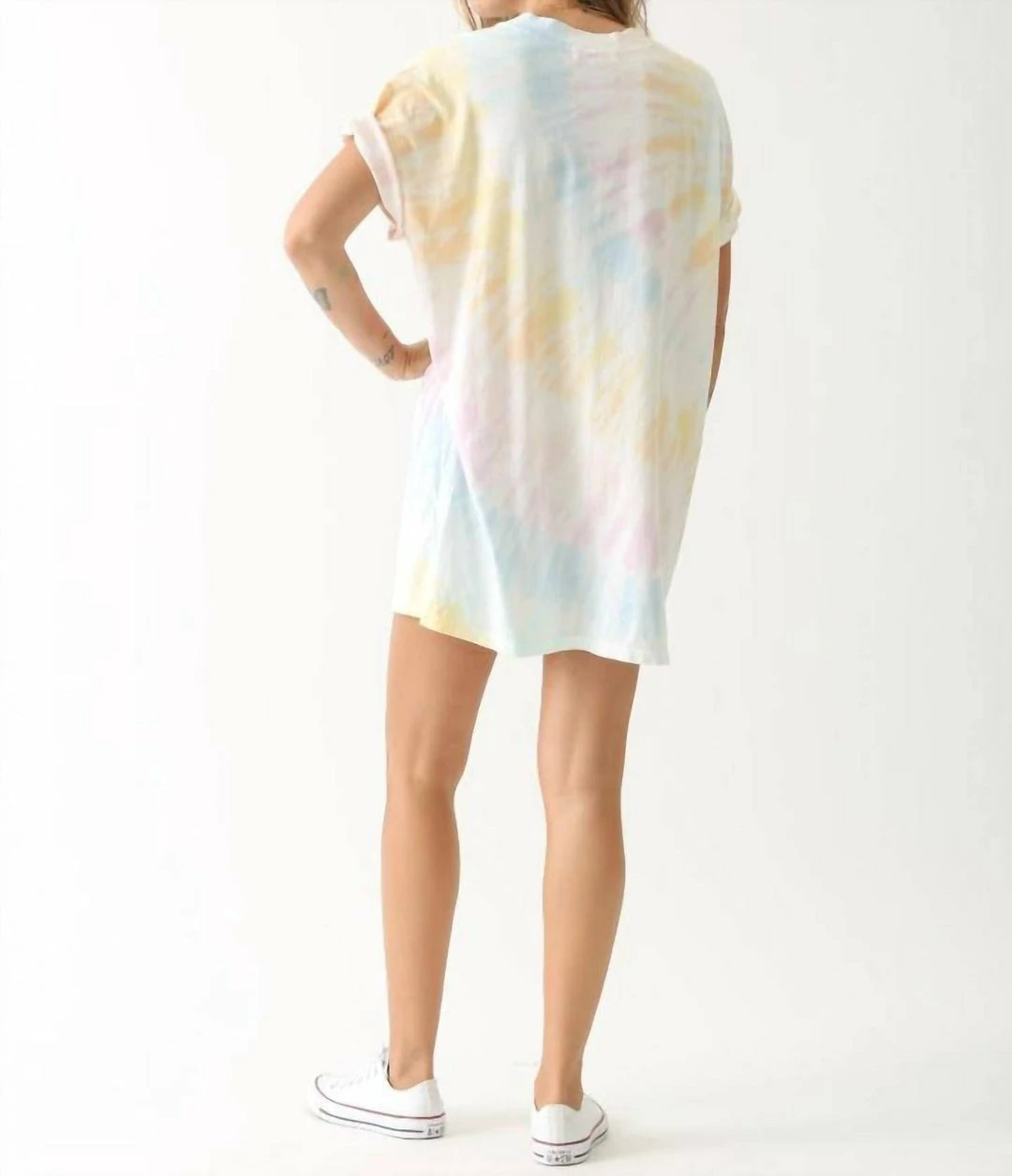 Buy β Electric & Rose π© women Billie Tee π Dress in Luna/Blush/Lemon π - Image 3