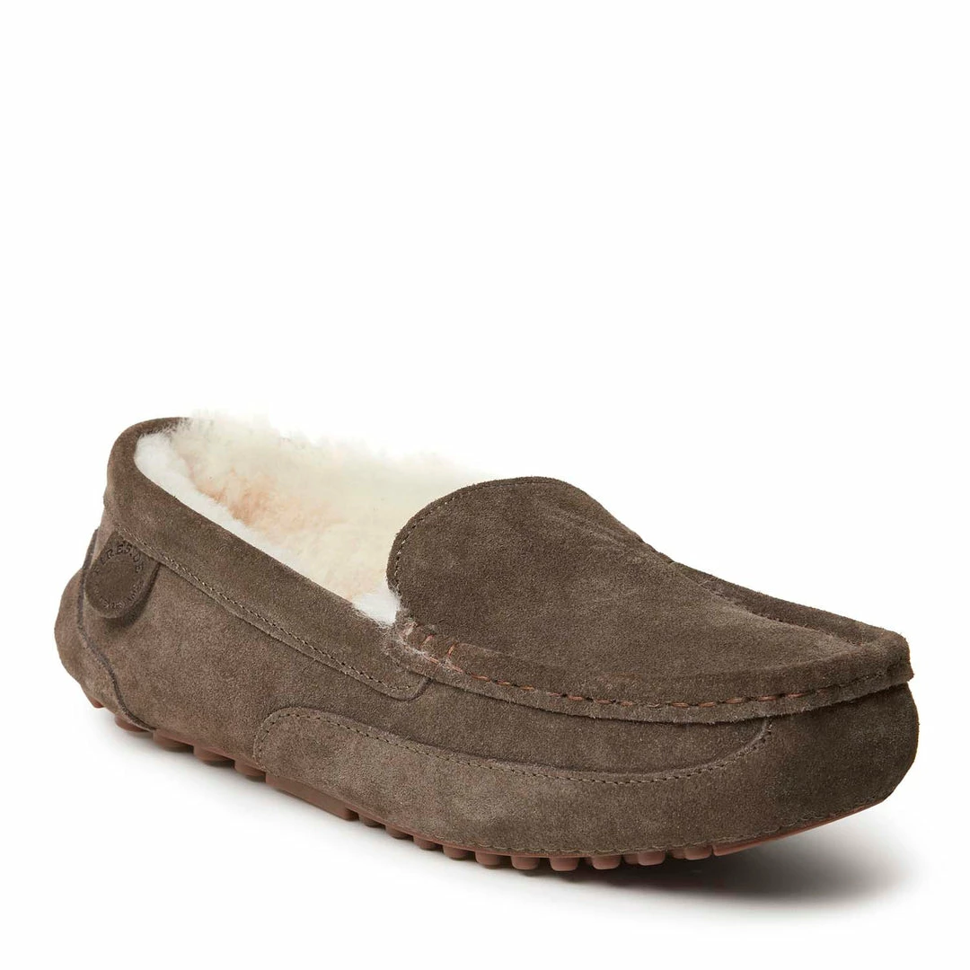 Hot Sale π₯° Fireside By Dearfoams Men's Melbourne Genuine Shearling Moccasin β€οΈ - Image 3