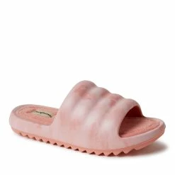 Cheap 😀 Dearfoams 👩 Womens Gemini Wave EVA Slide ⭐