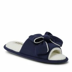 Brand new 😉 Dearfoams 👩 Womens Lydia Pajama Slide with Bow 🎉