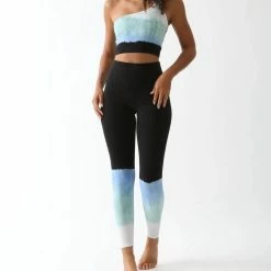 Promo π₯° Electric & Rose π© women Sunset Legging in Seafoam π