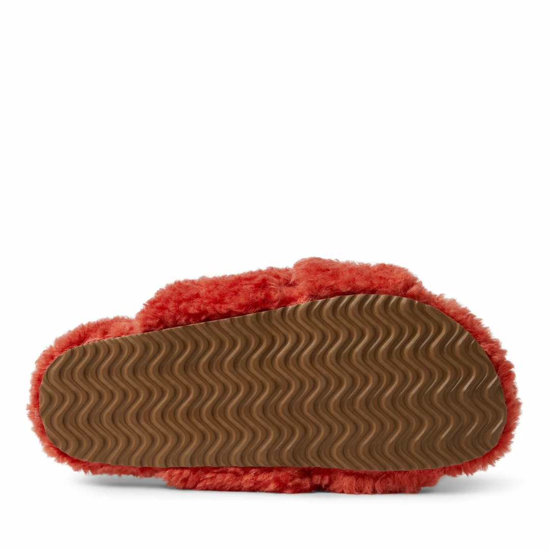 Best reviews of π Dearfoams π© Womens Maddy Teddy Crossband MFB Slide β - Image 4