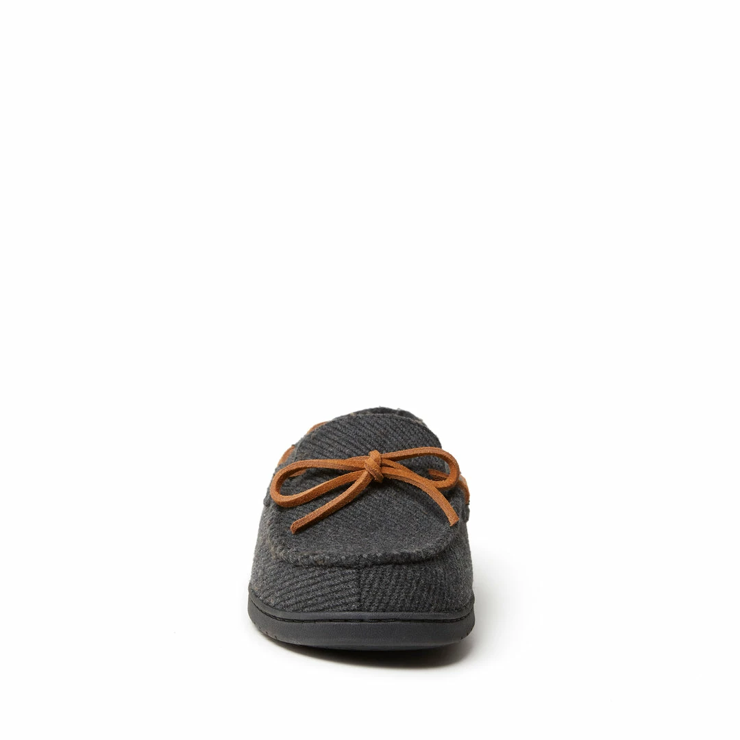 Hot Sale π Fireside By Dearfoams Men's Grafton Microwool and Genuine Shearling Moccasin π― - Image 4