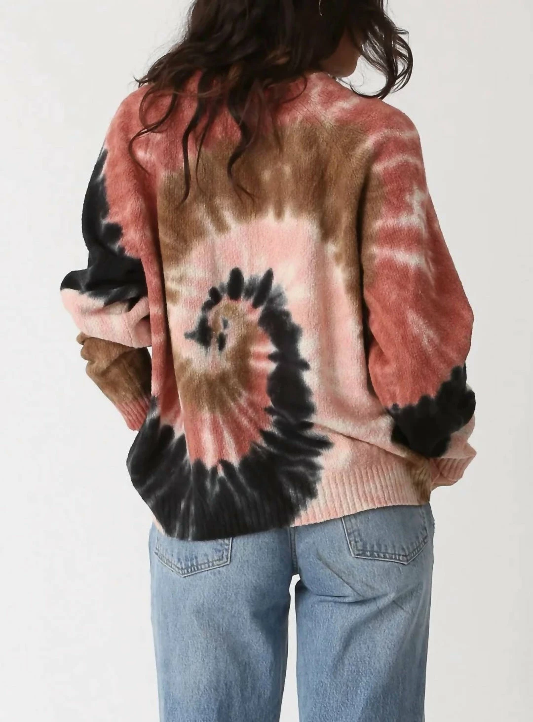 Discount π Electric & Rose π© women Avila Sweater - Wave in Onyx/Rosewood/Blush β¨ - Image 3