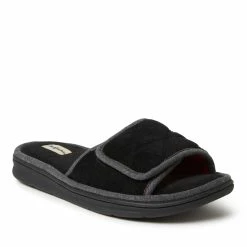 Cheapest π Dearfoams Mens Cooper Quilted Terry Adjustable Strap π