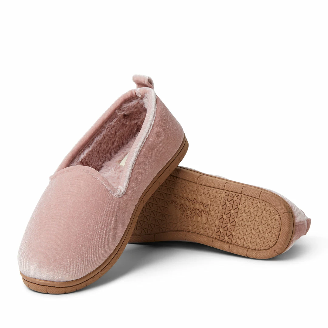 Coupon π― Dearfoams π© Women's Rachel Shiny Velour Closed Back π― - Image 2