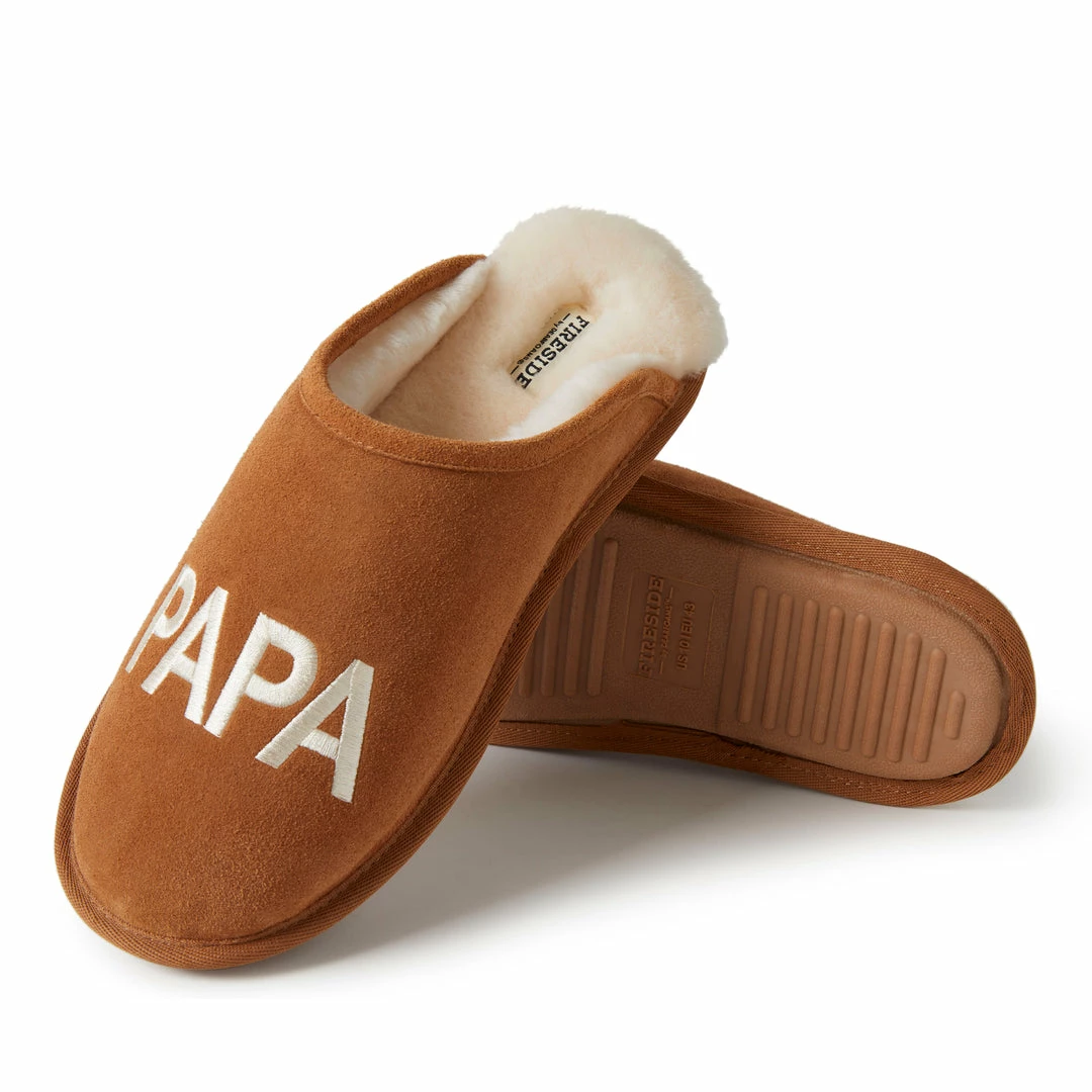 Flash Sale π Dearfoams Mens Papa Bear Genuine Shearling Scuff π₯° - Image 3