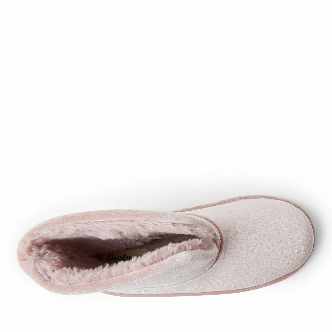 New π Dearfoams π© Womens Sara Shiny Velour Bootie β - Image 5