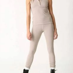 Brand new π Electric & Rose π© women Willis Rib Tank in Taupe π
