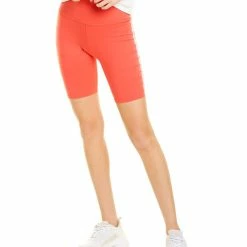 Hot Sale 🔔 women Electric & Rose Cali Water Stripe Biker Short 🛒