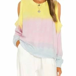 Top 10 😉 Electric & Rose 👩 women Lotus Sweatshirt in Rosa/Golden/Serene 🎁