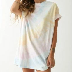 Buy β Electric & Rose π© women Billie Tee π Dress in Luna/Blush/Lemon π