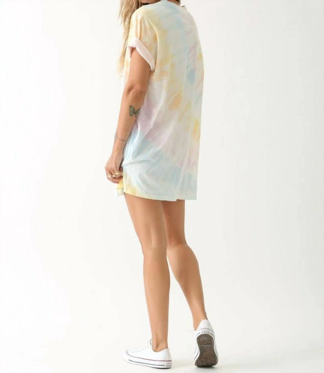 Buy β Electric & Rose π© women Billie Tee π Dress in Luna/Blush/Lemon π - Image 2