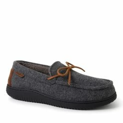 Wholesale βοΈ Dearfoams Men's Woodstock Wool Blend Energy Return Moccasin Slippers π