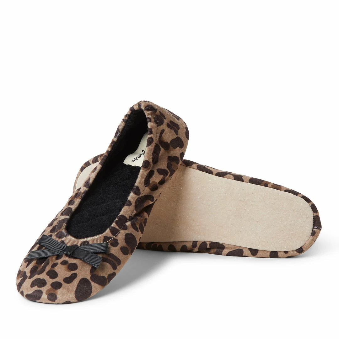 Best Sale π Dearfoams π© Women's Layla Ballerina with Genuine Suede Outsole β€οΈ - Image 2