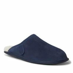 Cheap 🧨 Dearfoams Men's Fireside By Dearfoams Warwick Genuine Shearling Scuff Slippers 🔔