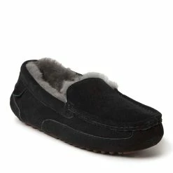 Hot Sale π₯° Fireside By Dearfoams Men's Melbourne Genuine Shearling Moccasin β€οΈ