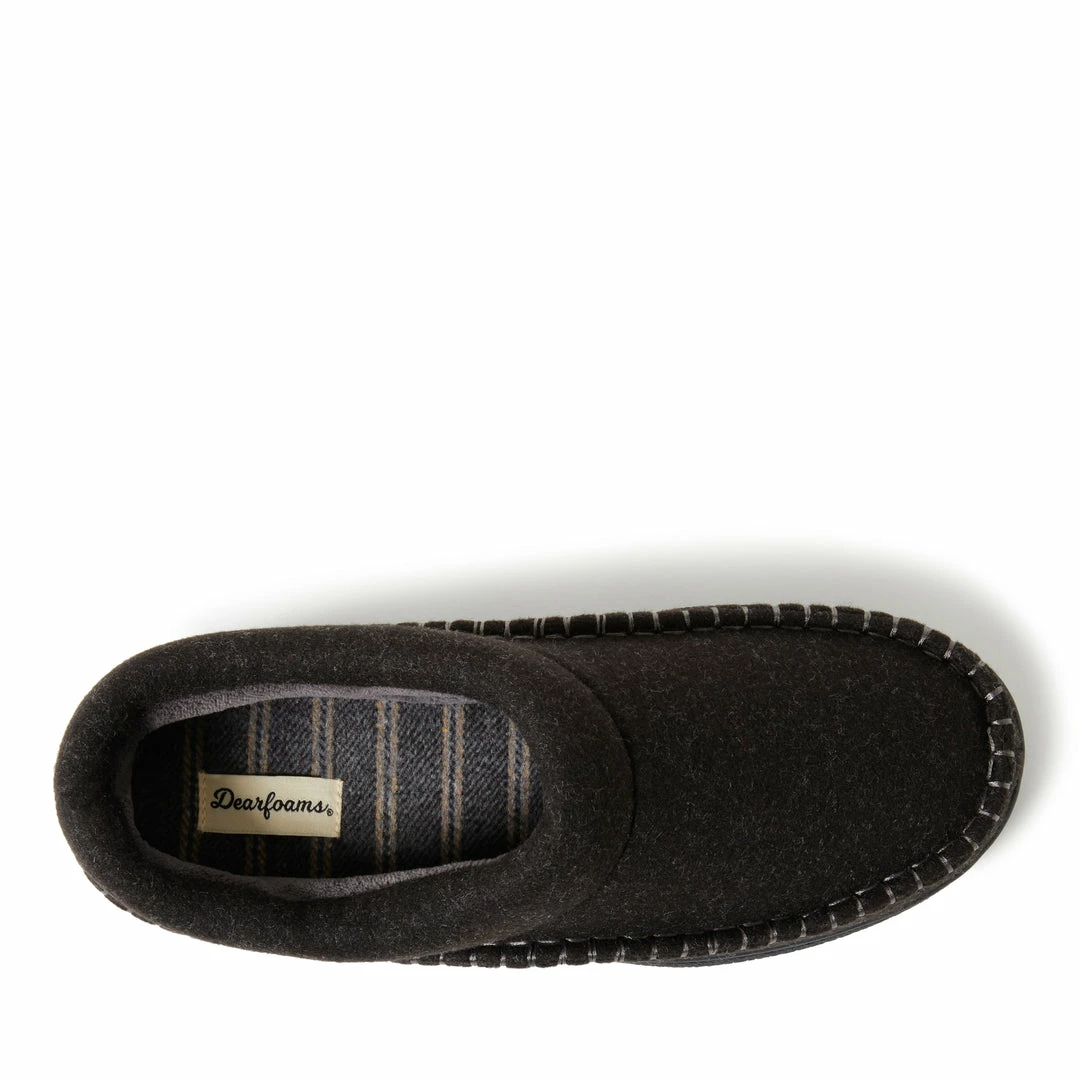 Wholesale π Dearfoams Mens Thompson Wool Blend Clog w/ Whipstitch π - Image 5