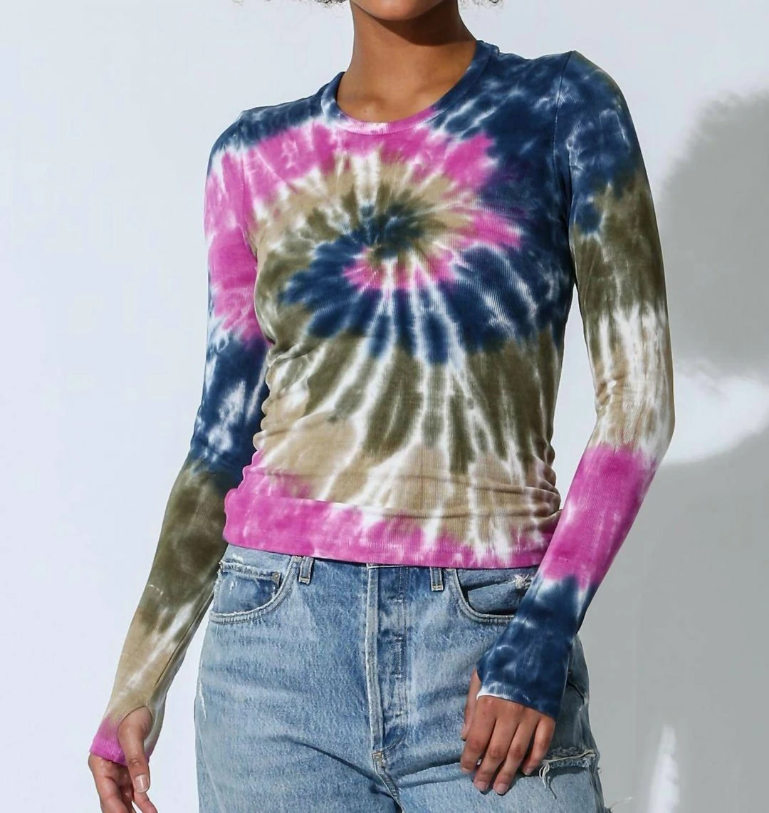 Hot Sale π€© Electric & Rose π© women Ribbed Olivia Top in Fuchsia/Navy/Army π