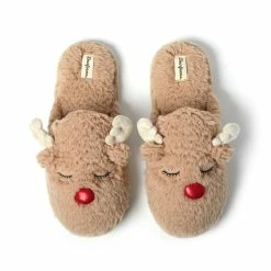 Outlet π₯° Dearfoams Men's Reindeer Funny Ugly π
Christmas Sweater Holiday Scuff Slipper π§¨