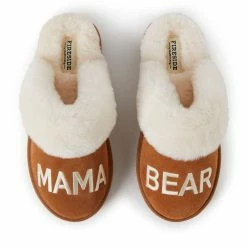 Coupon π Dearfoams π© Womens Mama Bear Genuine Shearling Scuff π§¨