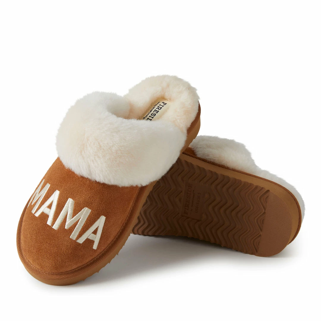 Coupon π Dearfoams π© Womens Mama Bear Genuine Shearling Scuff 𧨠- Image 3